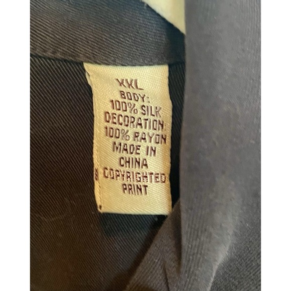 Tommy Bahama Men's Y2K Embroidered Silk Shirt XXL "Seas the Day" Sailboat Island - Picture 5 of 7